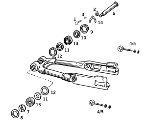 Dust Shield Fork Bearing XL52- (ES)