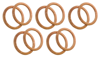 10pck Banjo bolt copper seal washer 11mm (ES)