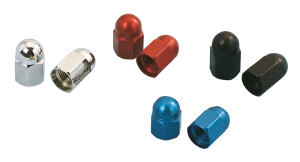 ANODIZED VALVE CAPS RED (ES)