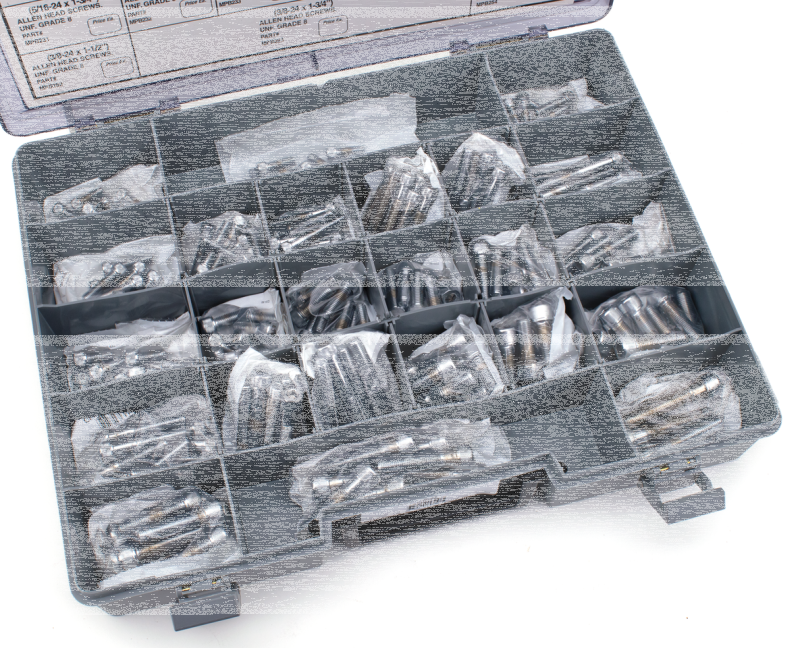 Ass. tray allen head screws chrome UNF (ES)