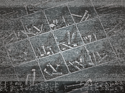 10pck Chrome hex head screws 3/8-24x1 (ES)