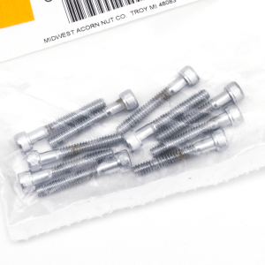 10pck Chrome allen screws 10-24x1-1/4 (ES)