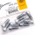10pck Chrome allen screws 3/8-24x1.000 (ES)