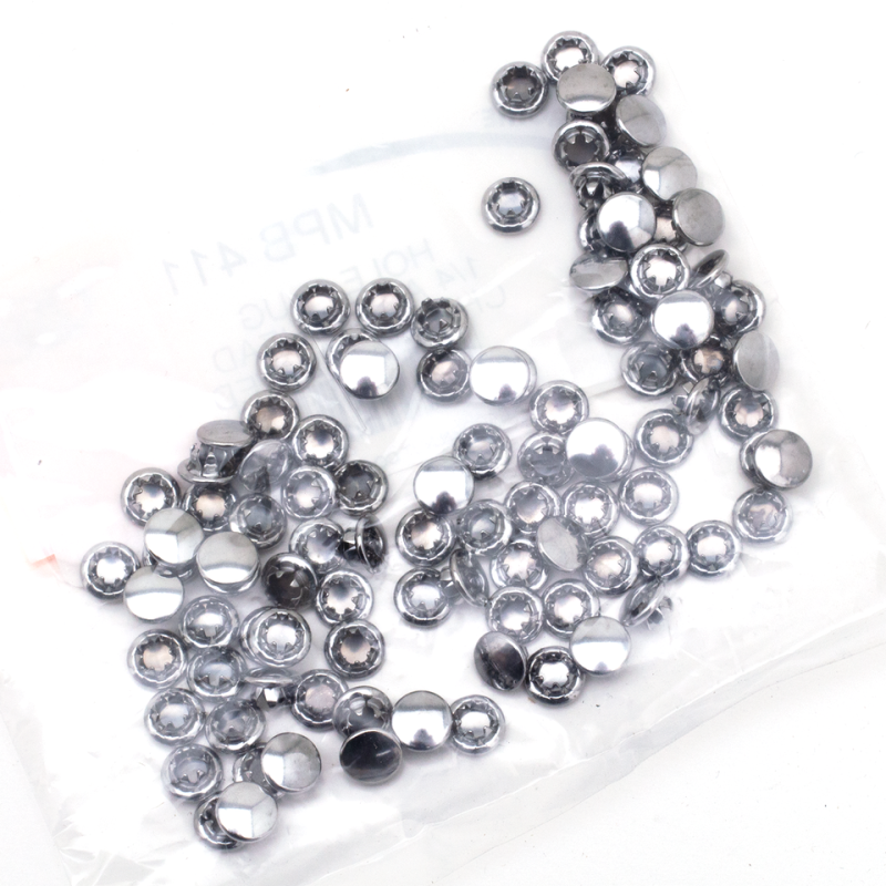 100pck Allen hole plugs 1/4 chrome (ES)