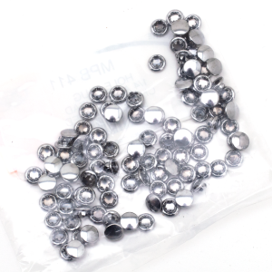 100pck Allen hole plugs 1/4 chrome (ES)