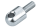 Bullet style footpeg support 1/2"-20 (ES)