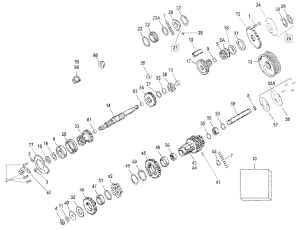 EACH Roller retaining ring cntr shaft (ES)