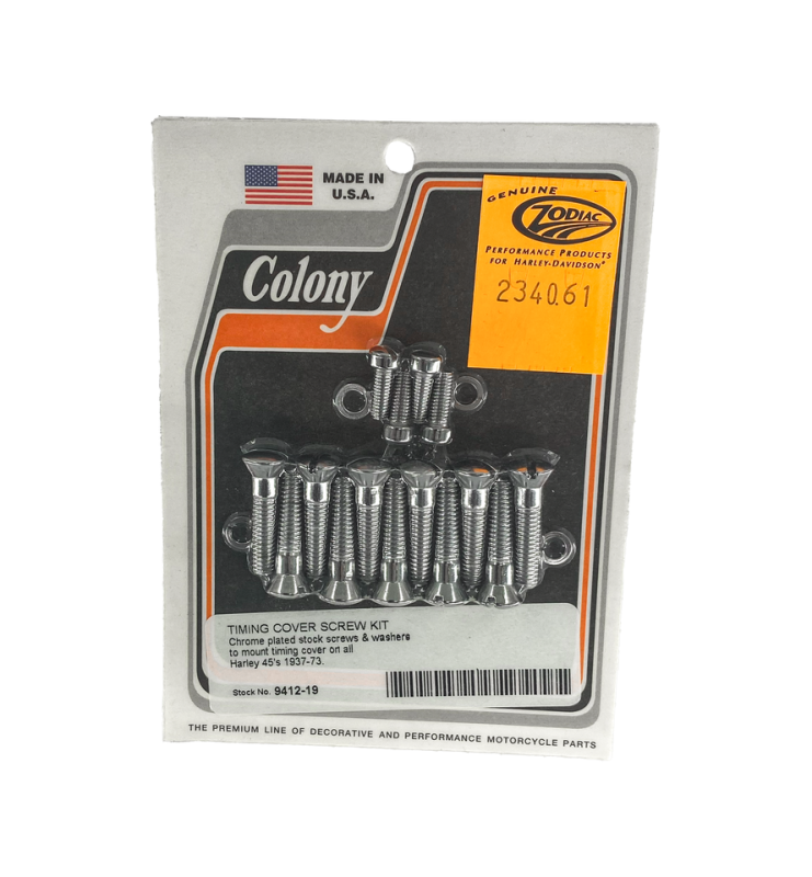 COLONY cam cover kit 45CI chrome (ES)