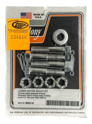 Lower motor mnt kit 45CI VL30-36 Chrome