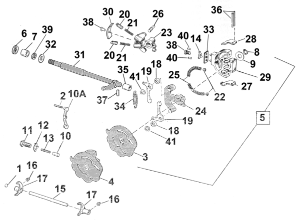 Pawl Carrier Assembly XL61-78 (ES)
