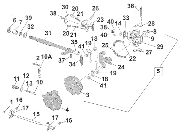 Shifter cam follower XLl84-90 (ES)
