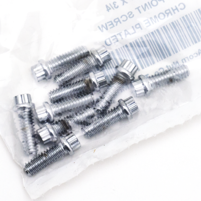 10pck 12-point bolts,1/4-20 x 3/4", UNC (ES)