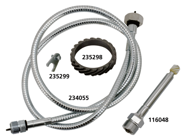 Speedo drive retainer with screw (ES)
