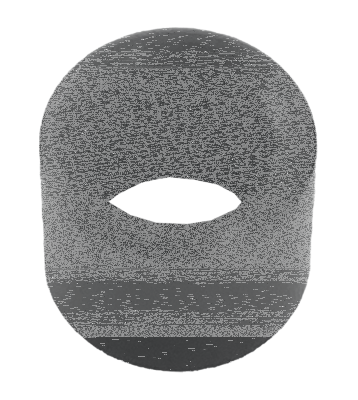 Dowel Pin .557x.500" black steel (ES)