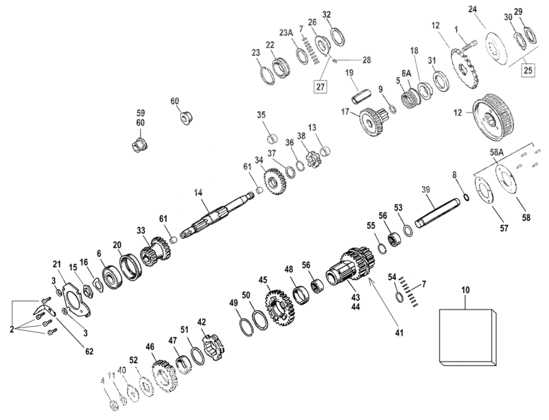 Transm. bearing race (35125-37 +002") (ES)