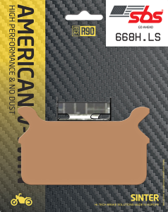 SBS Rear Sinter street brake pads 668LS (ES)