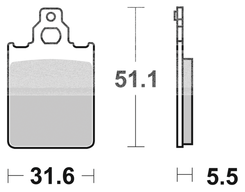 SBS HF Brake pads GMA pulley brake (ES)