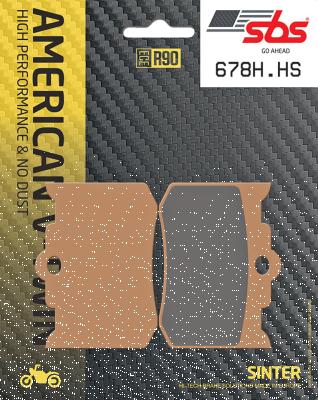 SBS HS front brake pads PM 125x4R (ES)