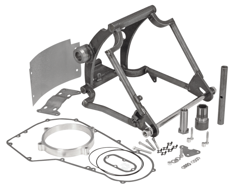 Rear axle SuperAss w/washer & nut chrome (ES)