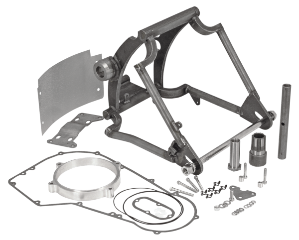 Rear axle SuperAss w/washer & nut chrome (ES)