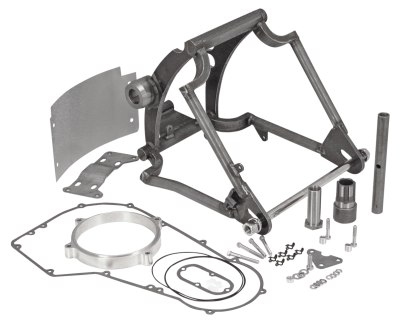 Rear axle SuperAss w/washer & nut chrome (ES)
