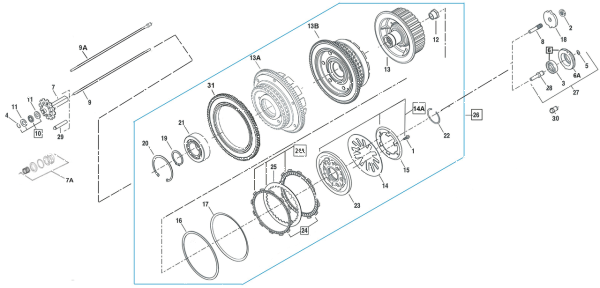 10pck Bolt, M6 x 15 w/ flange, (ES)