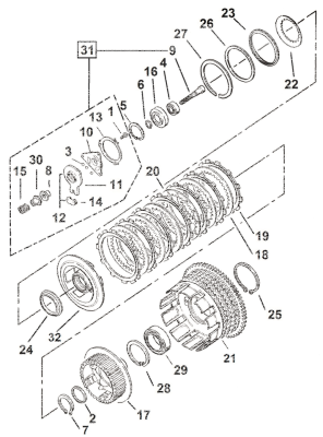 10pck retaining ring (ES)