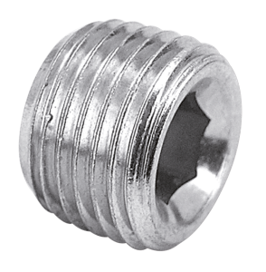 1/4" NPT plug zinc plated (ES)