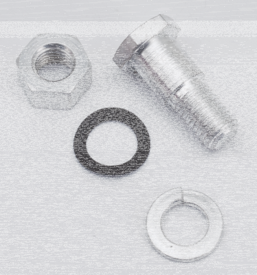 Colony shifter rod end kit, white plated (ES)