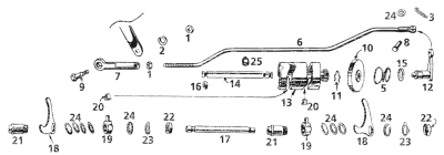 Shifting fork 1st & reverse (ES)