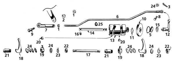 Shifting fork 41-up (ES)
