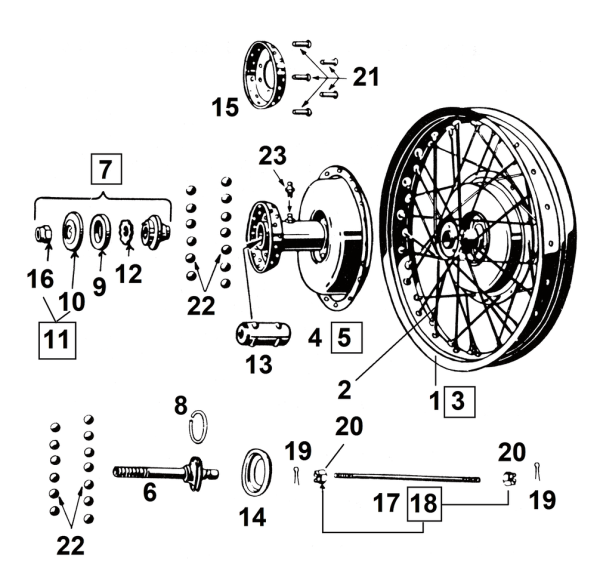 Rim, 16 inch, front, WL/WLA, chrome (ES)