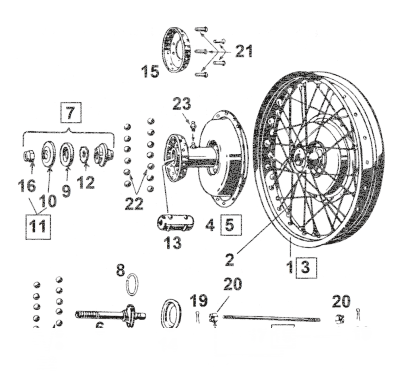 Rim, 16 inch, front, WL/WLA, chrome (ES)