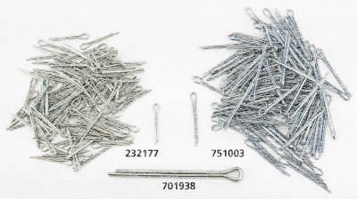 clevis pin/washer/cotter pin, all, chrom (ES)