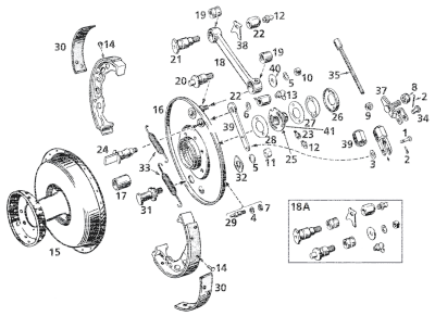Stud FR brakeshoe Pivot 45CI35-51 (ES)