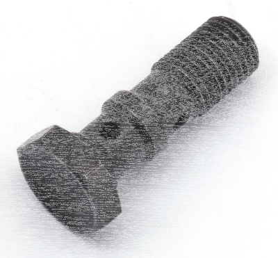 Black SS Double Banjo bolt f/2 banjo eye (ES)