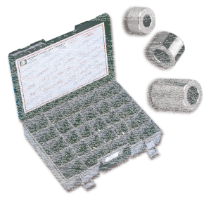 Ass.tray Spacers 18 sizes show chrome (ES)