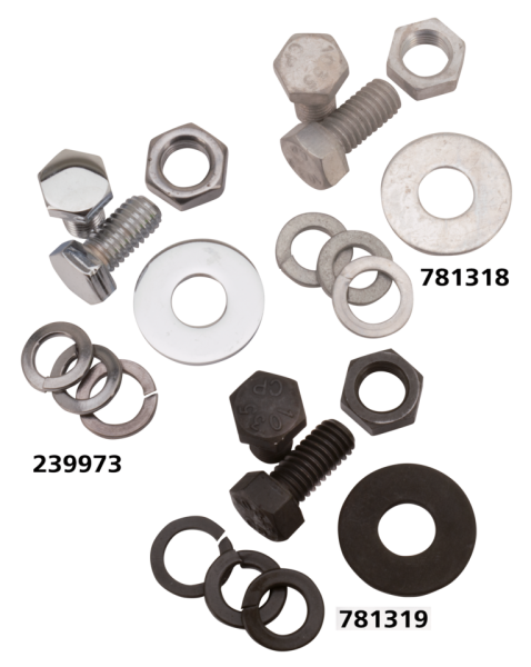 rear footboard support rod nut 45CI WhP (ES)