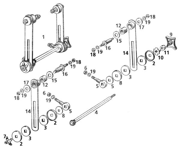 Adjusting rod (ES)