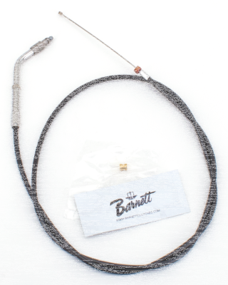 Throttle cable black BT96-up LN=44" 135° (ES)
