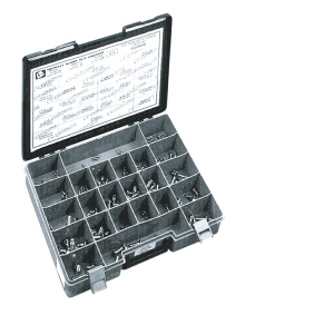 Ass.tray Chr.flat head socket 24 sizes (ES)
