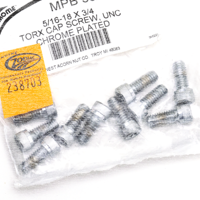 10pck Knurled torx screw 5/16-18x3/4" (ES)