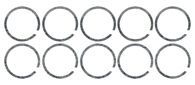 10pck sprocket shaft bearing ring 45CI (ES)