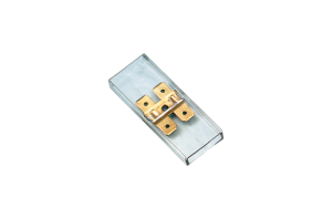 10pck Flat Plug connector 4-way double (ES)