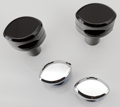 GZP Chr 1.67" Infinity risers 1" bars