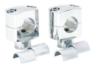 GZP Chrome billet short riser set w/slee
