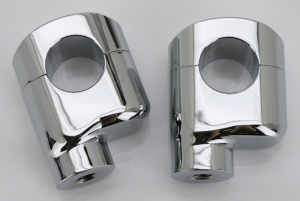 GZP Chr offset risers 2.25" high 1" hand