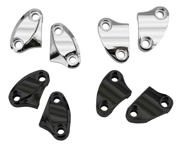 GZP Black smooth early style riser clamp (ES)