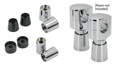 GZP Chr 1-1/2" straight riser extension (ES)