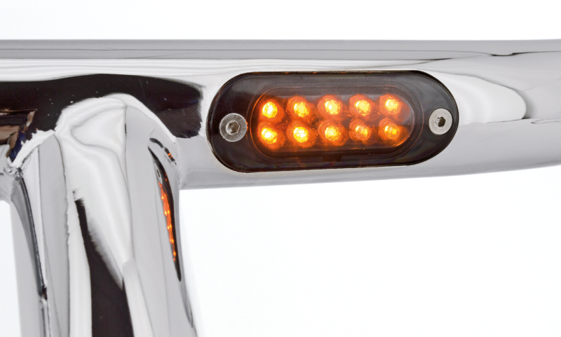GZP CHR 6" T-Bar TBW smoke LED marker lg (ES)